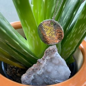 Tiffany &Co. Notes fifth avenue round pendant